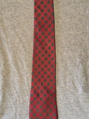 Raphael Classic Red Patterned Men's Tie
